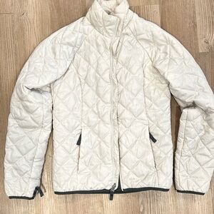 The North Face Women's White Quilted Puffer Jacket